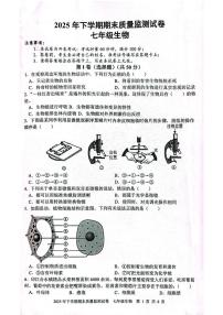 湖南省邵阳市邵东市2025-2026学年七年级上学期1月期末生物试题