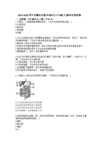2025-2026学年安徽省合肥市包河区八年级（上）期末生物试卷（含答案）