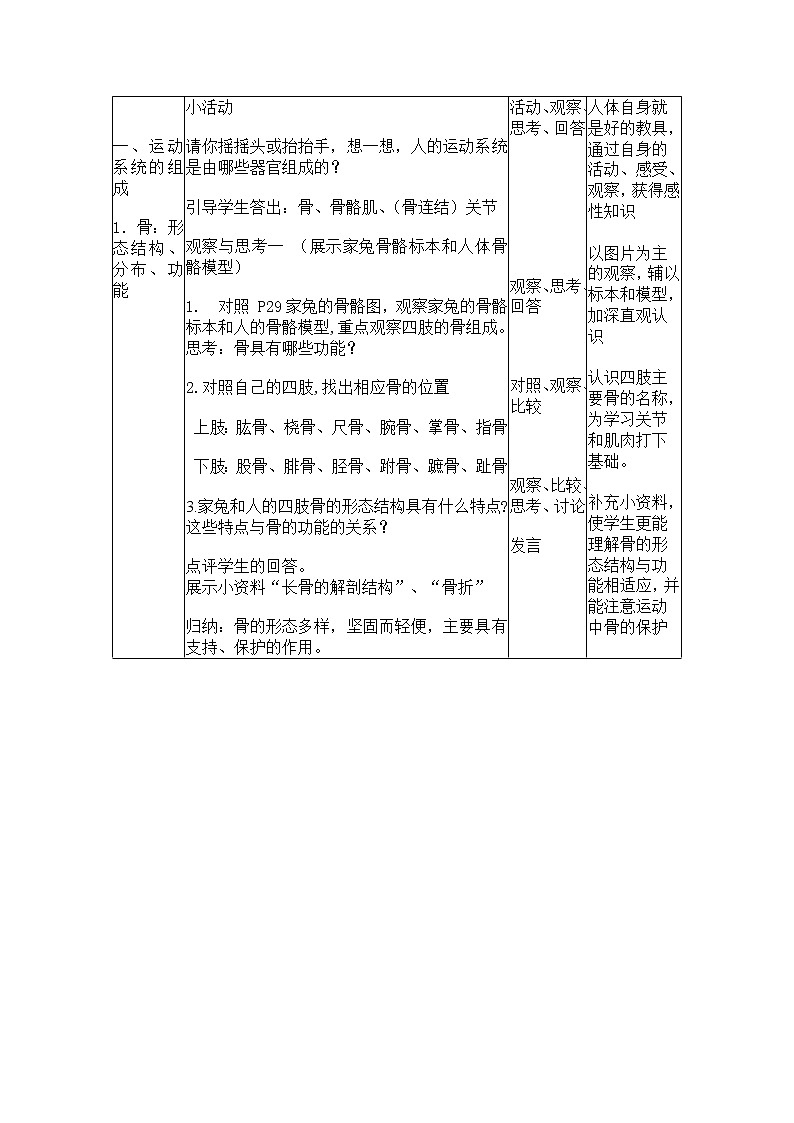 5.2.1 动物的运动 教案302