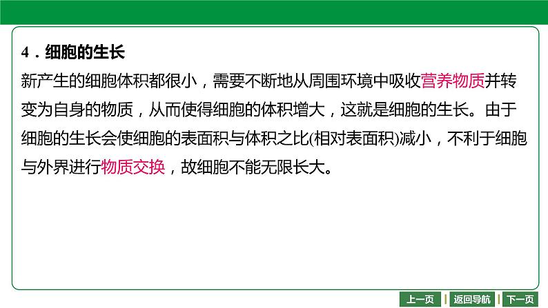 人教版2021年中考一轮复习生物课件 第二单元 第二章 细胞怎样构成生物体 (共71张PPT)08
