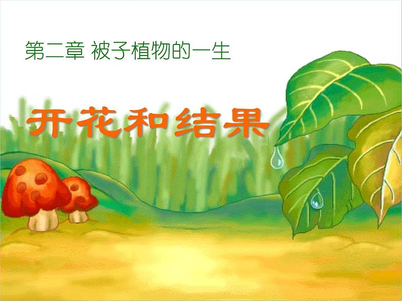 人教版生物七年级上册:3.2.3 开花和结果(共39张PPT)课件第1页