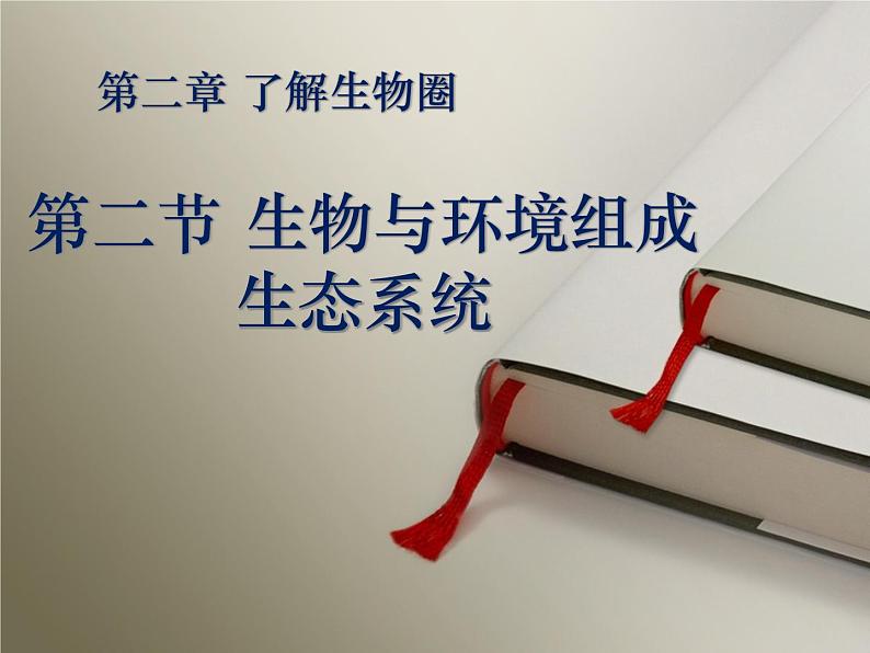 人教版生物七年级上册:1.2.2 生物与环境组成生态系统(共40张PPT)课件第1页