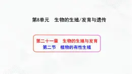 苏教版生物八年级下册 生物的有性生殖 课件PPT