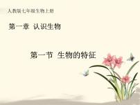 初中生物人教版 (新课标)七年级上册第一节  生物的特征示范课课件ppt