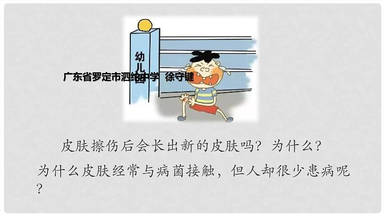(北师大七下)4.11.3 皮肤与汗液分泌 课件01