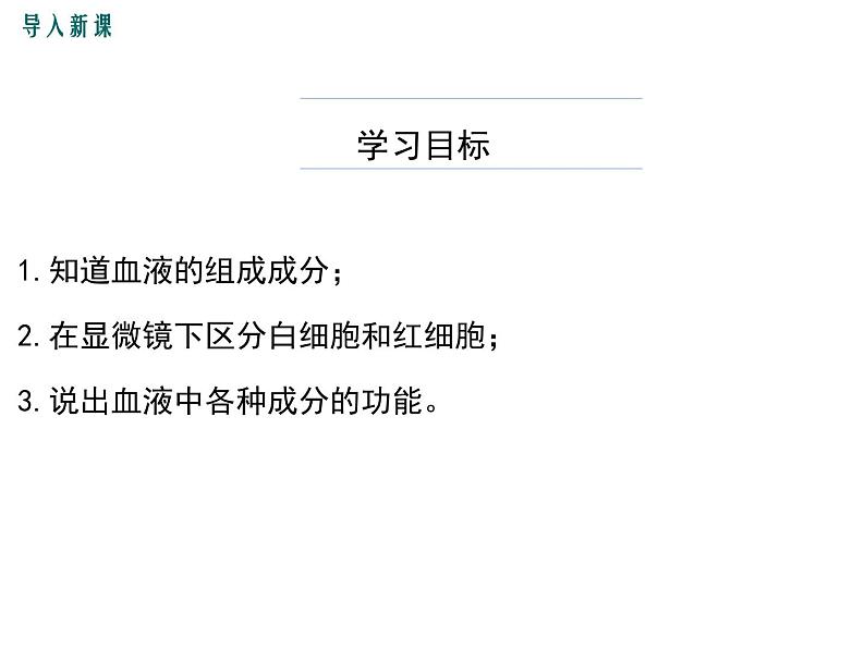 第一节 流动的组织——血液 课件03