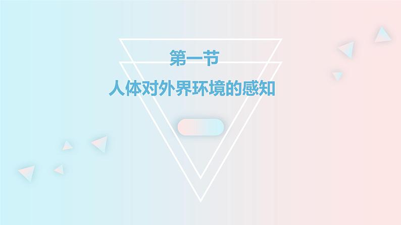 人教版七年级生物下册6.1《 人体对外界环境的感知》PPT课件04
