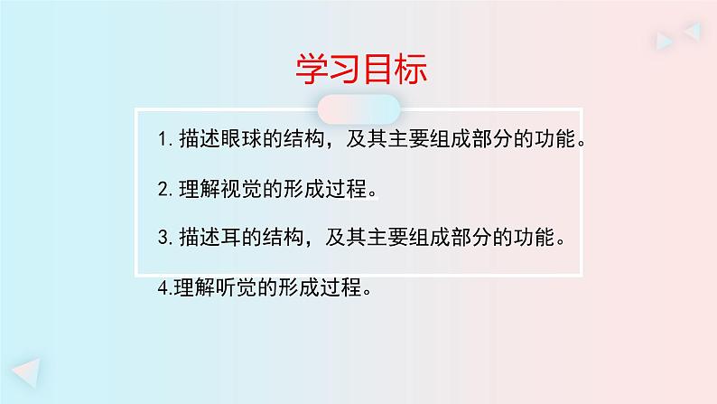 人教版七年级生物下册6.1《 人体对外界环境的感知》PPT课件05