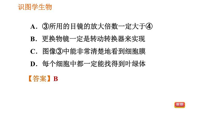 人教版七年级上册生物习题课件 第二单元 识图学生物(一)04