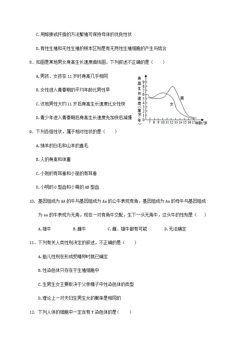 山东省济南市平阴县2020-2021学年八年级上学期期末考试生物试题(word版 含答案)第3页