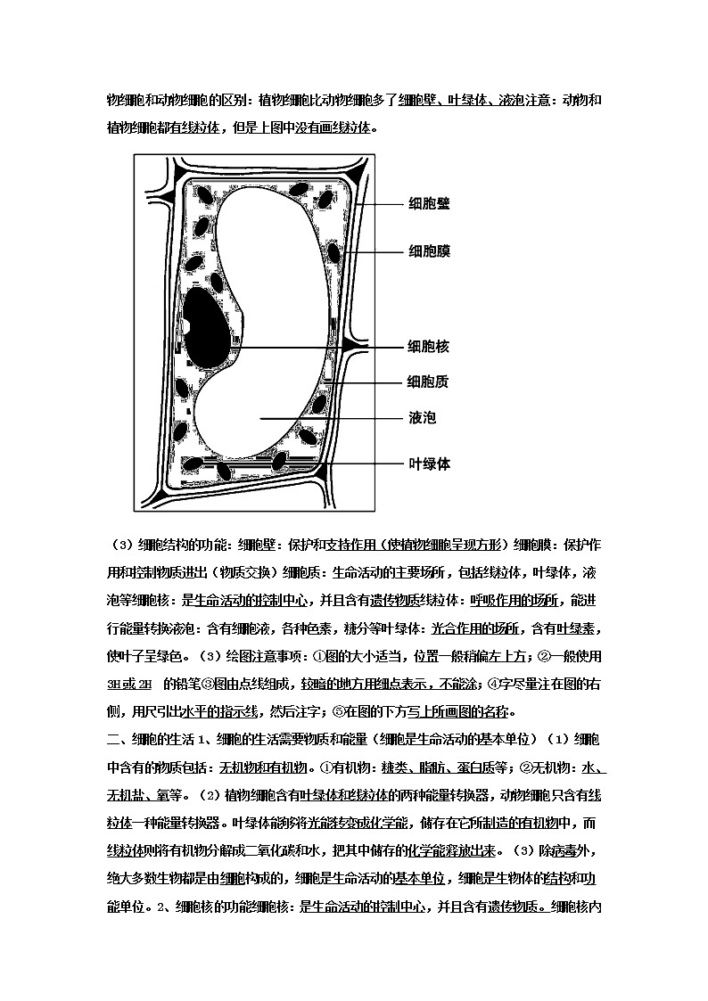 人教版生物初中生物会考知识点总结第3页