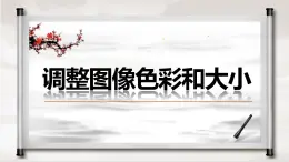 2021人教版八年级上册 《调整图像色彩》课件