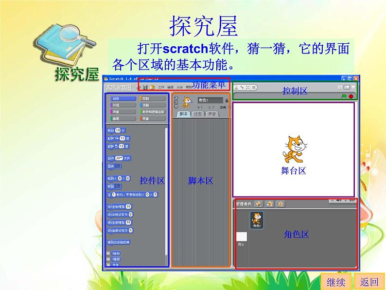 桂科版八年级下册信息技术 6.1Scratch体验之旅 课件第7页