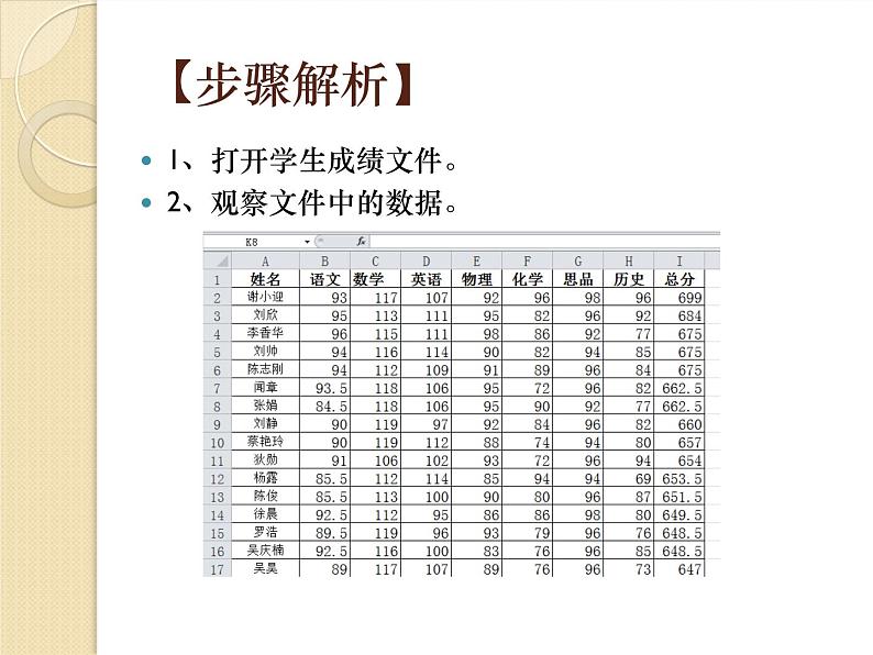 冀教版七年级全册信息技术 13.数据的排序 课件第3页