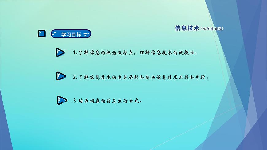 南方版七年級信息技術(shù)上冊第1課走進奇妙的信息生活課件第2頁