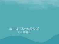 浙教版八年级信息技术上册第一单元走进网络第2课因特网的发展课件2