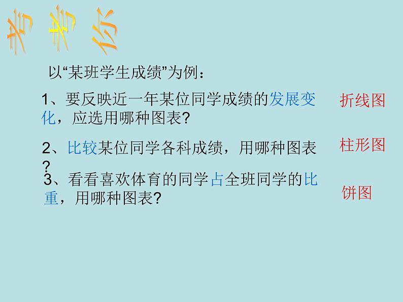 冀教版七年级全册信息技术 16.图表的制作和修饰 课件第6页