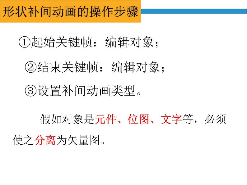 浙教版(广西)八年级下册信息技术8.人类进化--形状补间动画 课件第6页