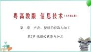 粤教版 (B版)七年级下册(2018)第二节 视频的获取与加工备课课件ppt
