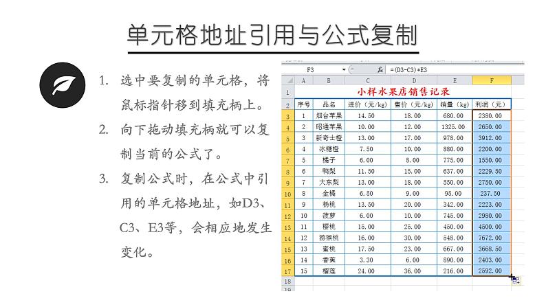 教科版信息技术七年级上册 第13课 数据的计算 课件PPT06