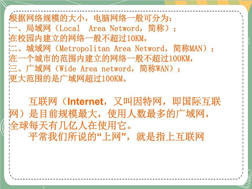 新世紀版信息技術(shù)七上第一課 將電腦接入網(wǎng)絡(luò) 課件PPT第4頁