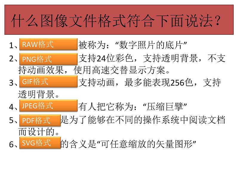 活动二图像的格式与压缩 课件第6页