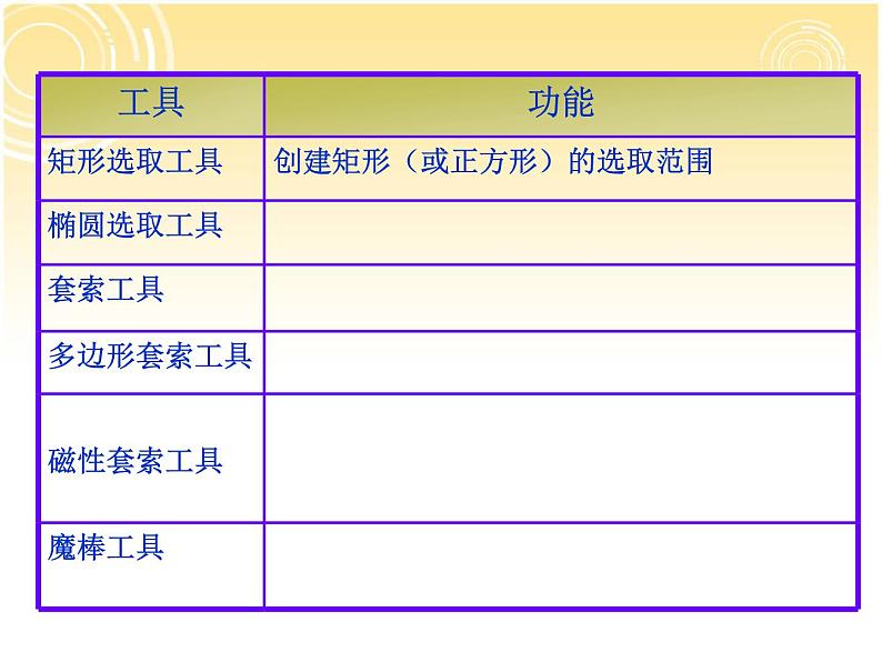 桂科版七年级下册信息技术 3.2建立选区 课件PPT07
