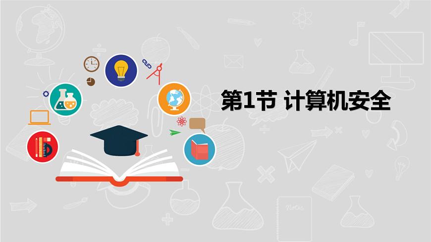湘電子版信息技術(shù)八下 第1節(jié)《計算機安全》課件PPT第1頁