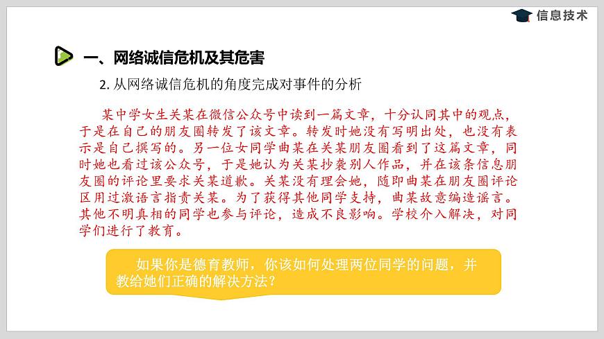 湘電子版信息技術(shù)八下 第3節(jié)《網(wǎng)絡(luò)道德》課件PPT第5頁