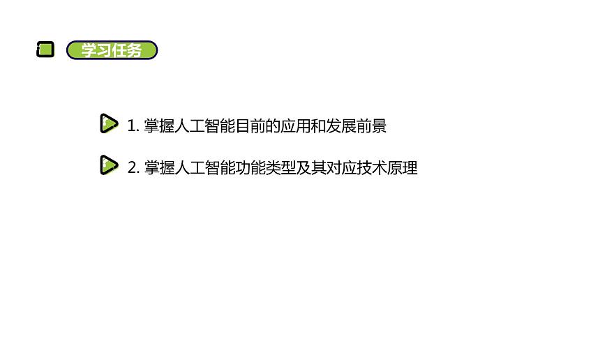 湘電子版信息技術(shù)八下 第4節(jié)《初識人工智能》課件PPT第2頁