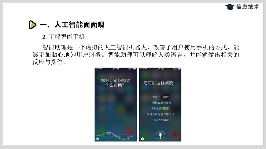 湘電子版信息技術(shù)八下 第4節(jié)《初識人工智能》課件PPT第7頁