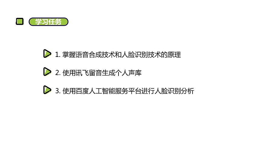 湘電子版信息技術(shù)八下 第5節(jié)《體驗語音合成與人臉識別技術(shù)》課件PPT第2頁