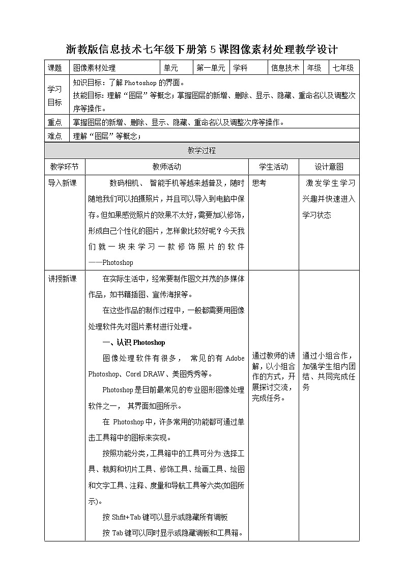 第5课 图像素材处理 课件+教案+素材01