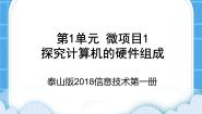 信息技术第1册微项目1 探究计算机的硬件组成优秀ppt课件