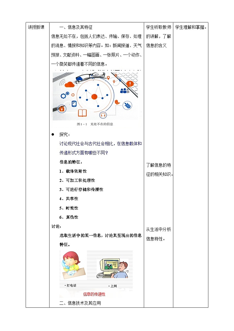 【浙教版】七上信息技术  第1课 信息与信息技术 (课件+教案)02