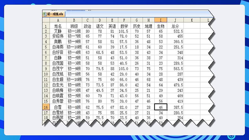 甘教版信息技术七年级下册 3.5《数据分析 》课件(1)第3页