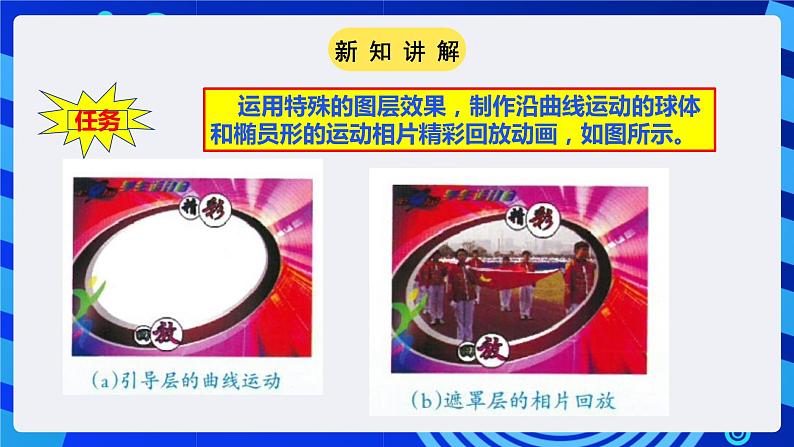 粤高教A版(2021)信息技术九年级 第四节 《魅力图层让动画更精彩》 课件第5页