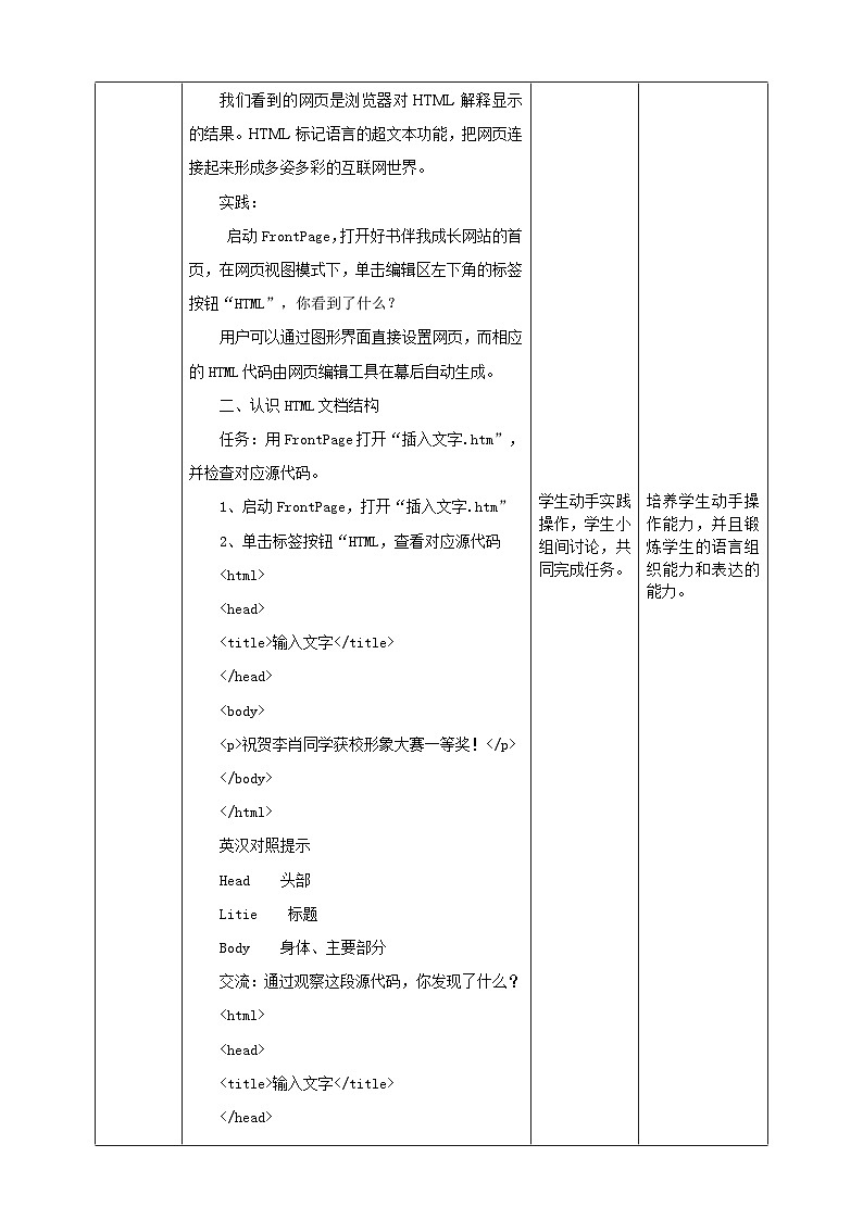 第五节 认识标记语言HTML第2页