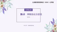 初中信息技术义务教育版（2024）七年级全一册第二单元 直播网络我来建第5课 网络协议分层设备课课件ppt
