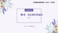 义务教育版（2024）七年级全一册第7课 域名解析换编码授课ppt课件