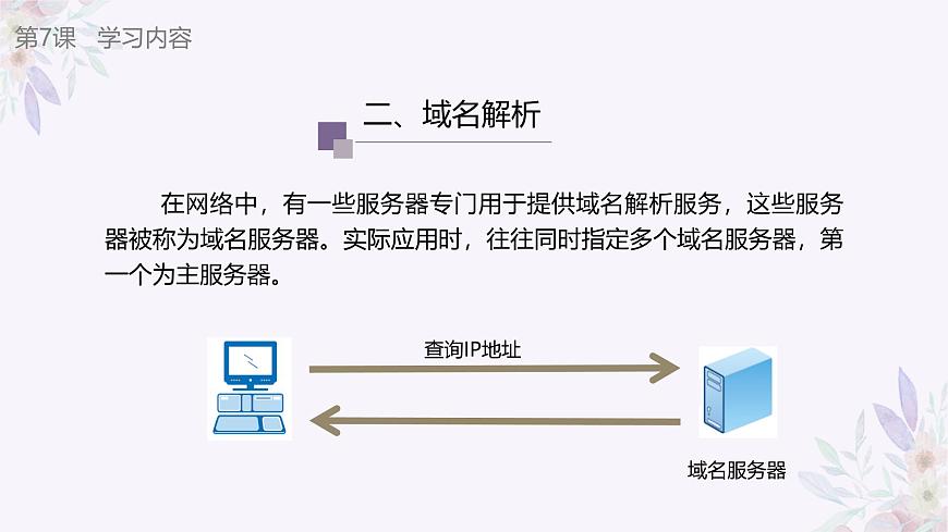 義務(wù)教育版（2024）七年級(jí)全一冊(cè)第7課《域名解析換編碼》PPT第8頁(yè)