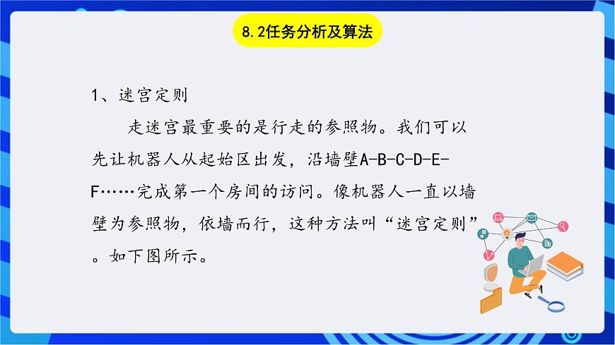 川教版（2018）信息技術九下 第8課  《機器人走迷宮》課件第5頁