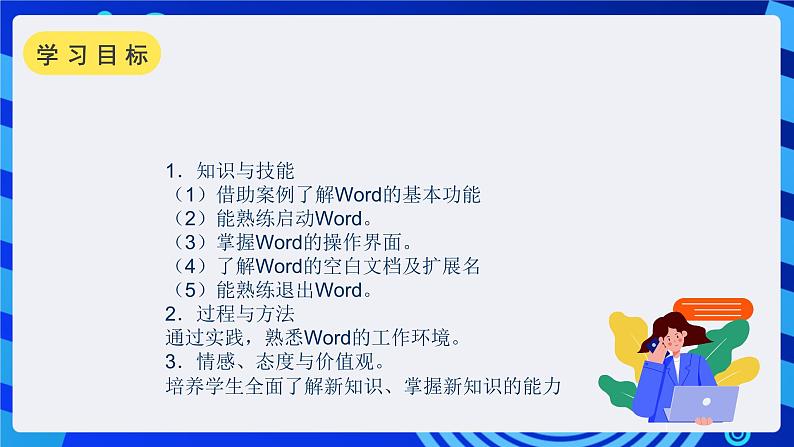 沪科版信息技术七年级下册 1.1《启动与退出Word文档》 课件第2页
