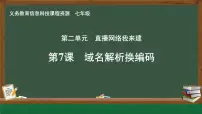初中信息技术人教版（2024）七年级全一册第7课 域名解析换编码优质课课件ppt