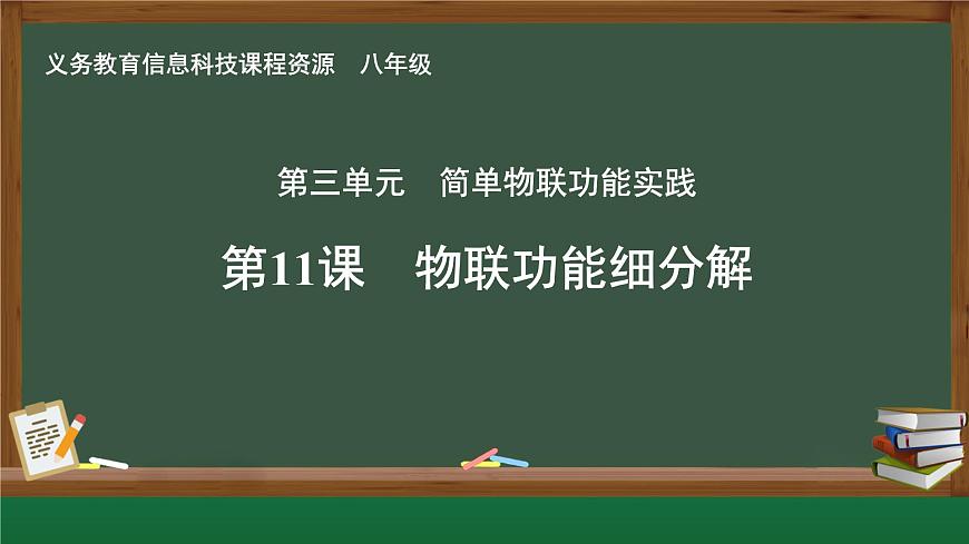第11課 物聯(lián)系統(tǒng)細分解　課件 2024—2025學年人教版（2024）初中信息科技八年級全一冊第1頁