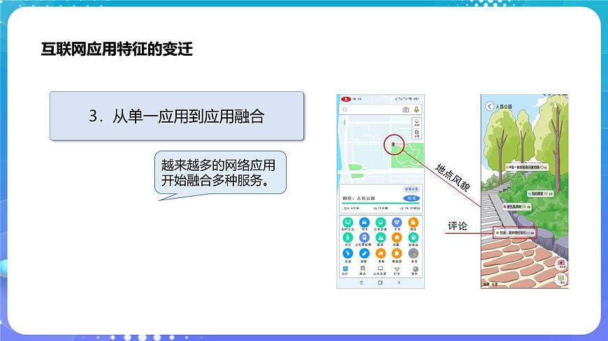 人教版初中信息技術(shù)七年級(jí)全一冊(cè)1.2互聯(lián)網(wǎng)應(yīng)用新特征第8頁(yè)