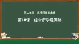 第二單元+第10課+綜合所學建網(wǎng)絡(luò)+課件+2024—2025學年人教版（2024）初中信息科技七年級全一冊