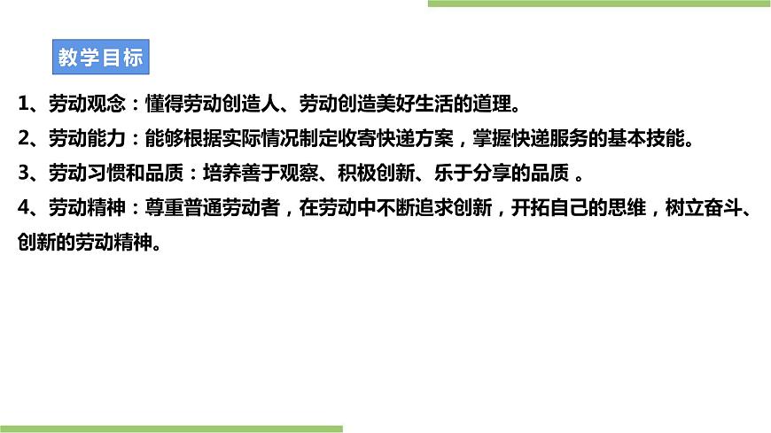 浙教版勞動(dòng)八年級(jí)上冊(cè)項(xiàng)目四任務(wù)一《勤勞奮斗的快遞員》課件第2頁