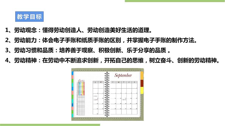 浙教版七年級第一單元第3課《制作電子手賬》課件第2頁