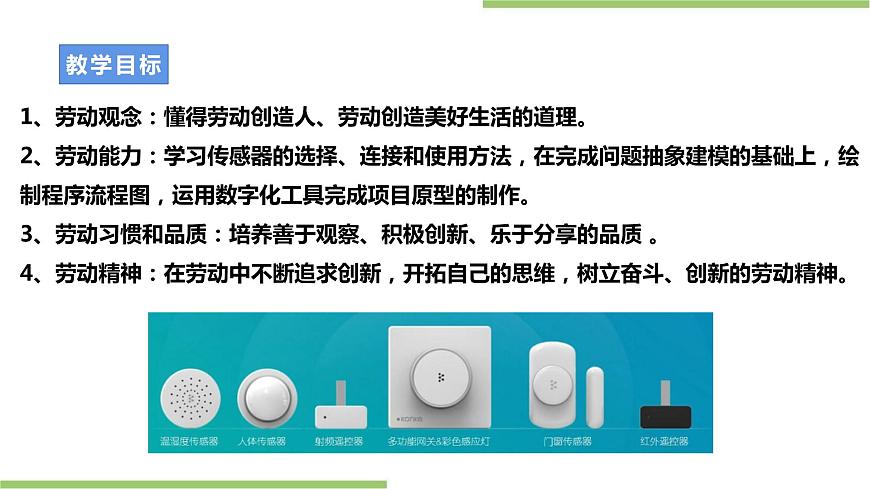 浙教版勞動(dòng)七年級(jí)上冊(cè)項(xiàng)目二任務(wù)三《智能家居用品制作》課件第2頁(yè)